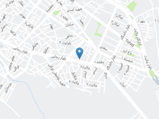 هتل آبشار آب سفید الیگودرز روی نقشه