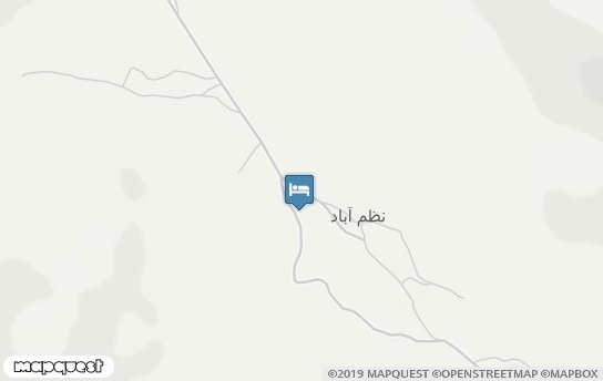 هتل دشت بهشت اراک روی نقشه