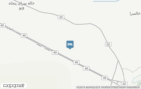 خانه مسافر سپیدار اسالم روی نقشه