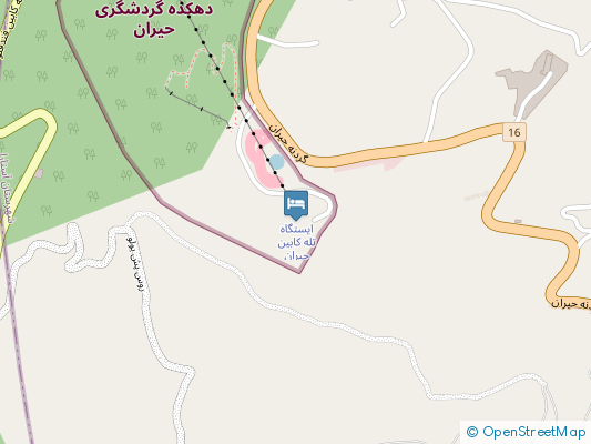 هتل حیران آستارا روی نقشه