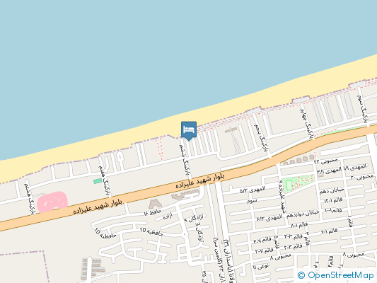 مجتمع اقامتی وثوقی (پوریا) بابلسر روی نقشه