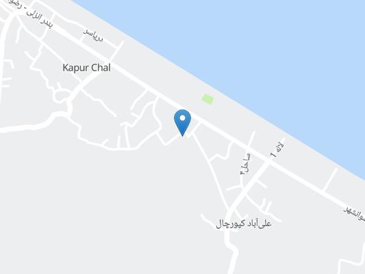 خانه مسافر ارغوان 1 بندر انزلی روی نقشه