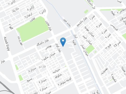 هتل شیان بندرماهشهر روی نقشه