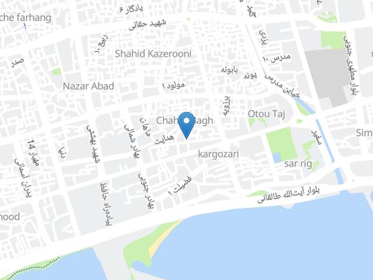 هتل آپارتمان ناز 1 بندر عباس روی نقشه