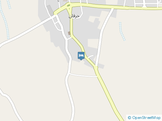 اقامتگاه بومگردی عمارت مهاجر خرقان بسطام روی نقشه