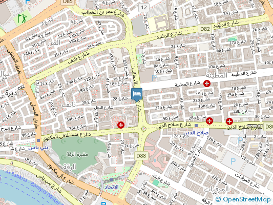 هتل دوروس ( مونترال سابق ) دبی روی نقشه