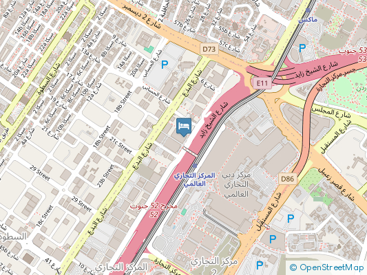 هتل فیرمونت دبی روی نقشه