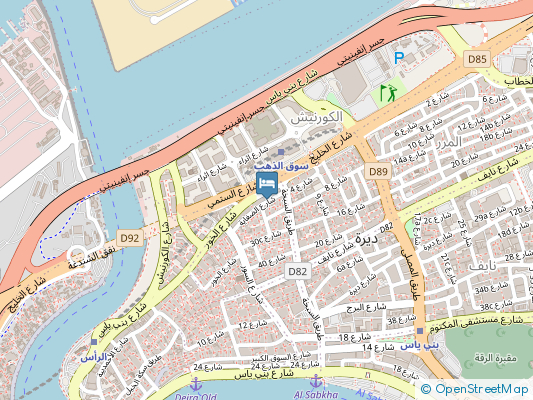 هتل مرحبا (Marhaba) دبی روی نقشه