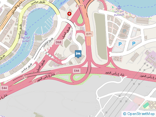 هتل اس ال اس دبی روی نقشه