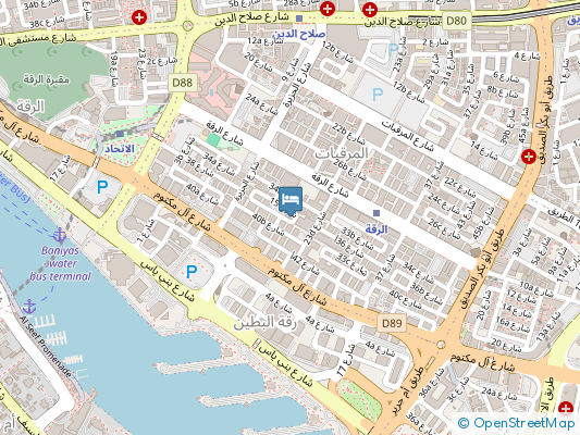 هتل ورسای بای راویز دبی روی نقشه