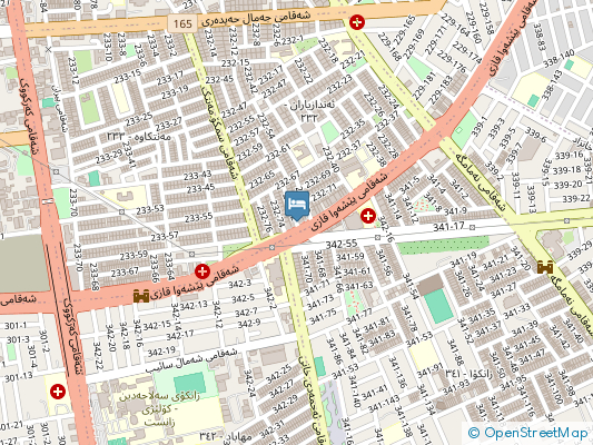 هتل پاریس پلازا (Paris Plaza) اربیل روی نقشه