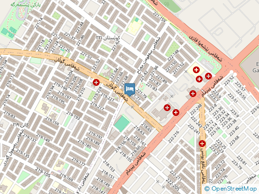 هتل ووت Vote اربیل روی نقشه