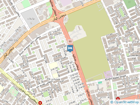 هتل ویش مور (Wish More) اربیل روی نقشه