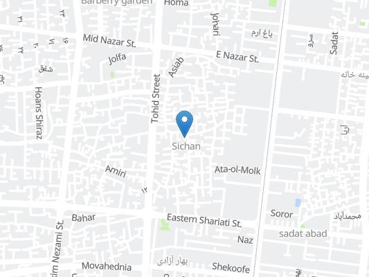اقامتگاه بومگردی چهارستون اصفهان روی نقشه