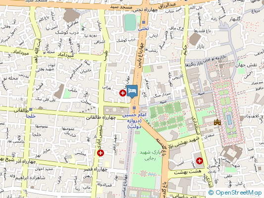 هتل نقش جهان اصفهان روی نقشه