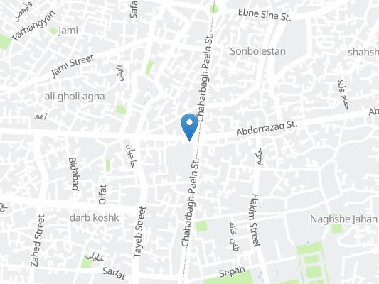 هتل ارکید اصفهان روی نقشه