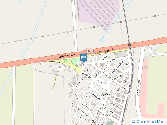 اقامتگاه سنتی صفویه اصفهان روی نقشه