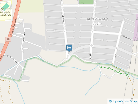 مجتمع ساحلی جهانگردی خزر شهر فریدونکنار روی نقشه