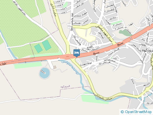 هتل دایان فیروزکوه روی نقشه