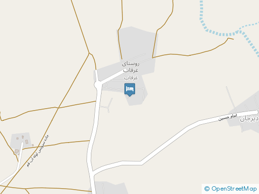 اقامتگاه بومگردی عمو قدرت گلپایگان روی نقشه