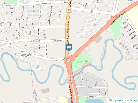 هتل فردوسی گنبدکاووس روی نقشه