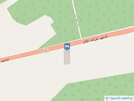 مجتمع اقامتی انجیلو گرگان روی نقشه