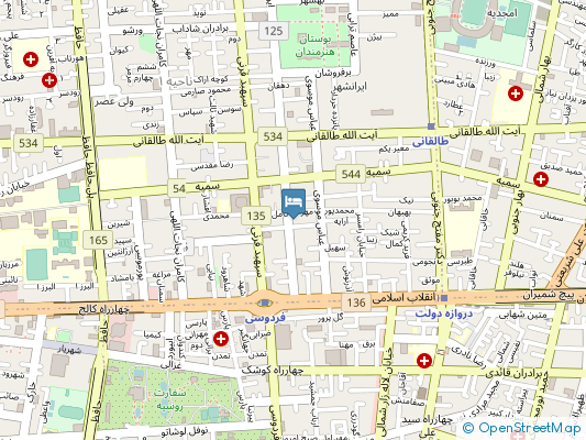 هتل ایرانشهر ایرانشهر روی نقشه