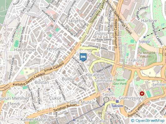 هتل برجر استانبول روی نقشه