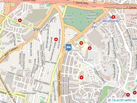 هتل تریپ بای ویندهام (Tryp by Wyndham) استانبول روی نقشه