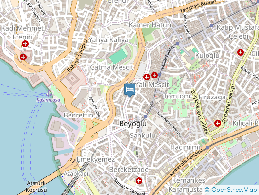 هتل تولیپ سیتی (Tulip City) استانبول روی نقشه