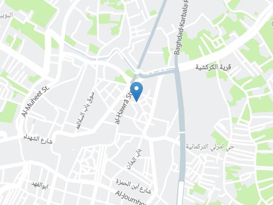 هتل قصر الحسن کربلا روی نقشه