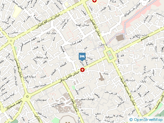 اقامتگاه سنتی دلنواز کاشان روی نقشه