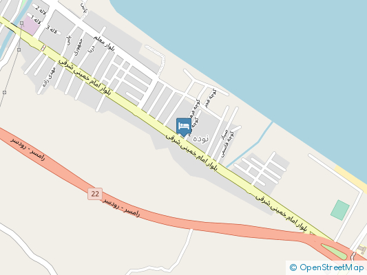 هتل آسمان کلاچای روی نقشه