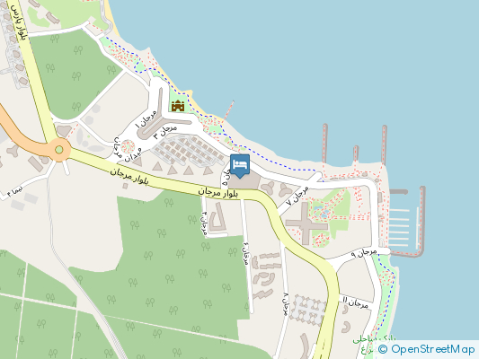 هتل دیدنیها کیش روی نقشه