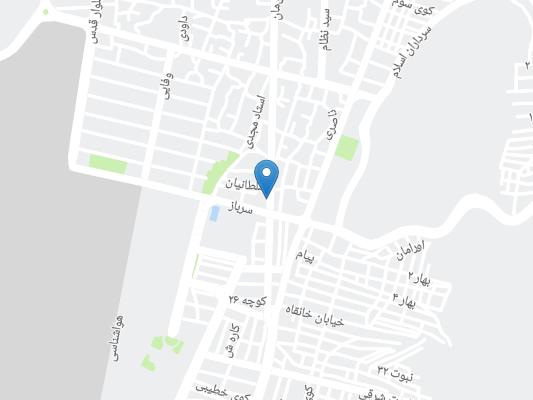 هتل آپارتمان دیانا مهاباد روی نقشه