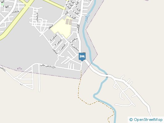 هتل آپارتمان نامدار ماکو روی نقشه