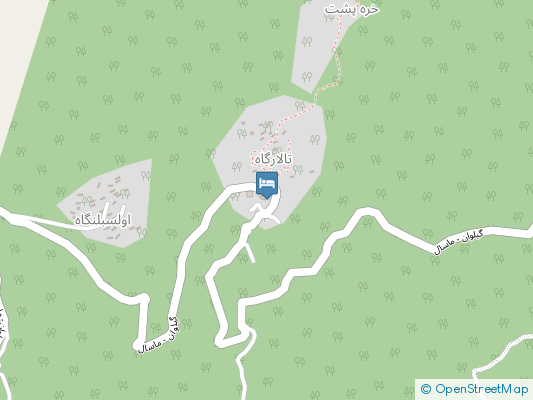 هتل فردین ماسال روی نقشه