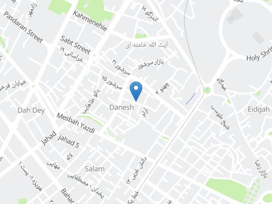 خانه مسافر دوست آبادی ( مکبر ) مشهد روی نقشه