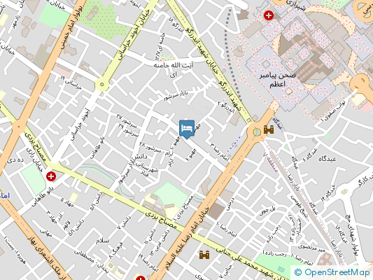  ملکوتی مشهد روی نقشه