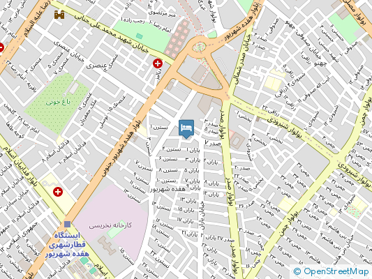 مهمانپذیر نیک داد مشهد روی نقشه