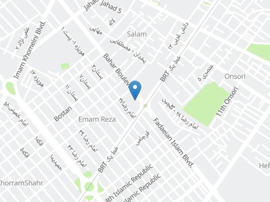 خانه مسافر رحیم زاده مقدم(دینا) مشهد روی نقشه