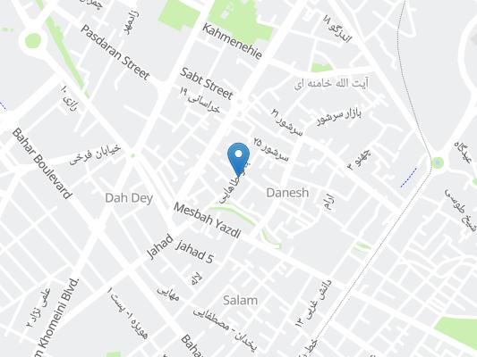 واحد اقامتی زائرسرای شمیم بهشت مشهد روی نقشه