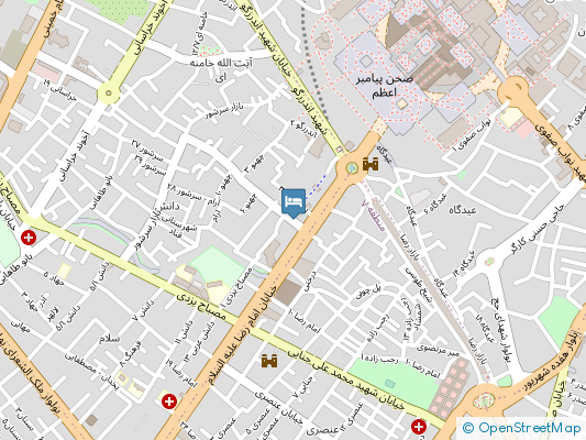  یاسان مشهد روی نقشه