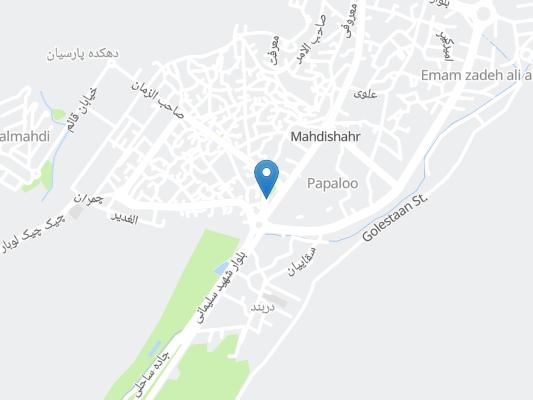 اقامتگاه بومگردی نغمه بلبل مهدی شهر روی نقشه