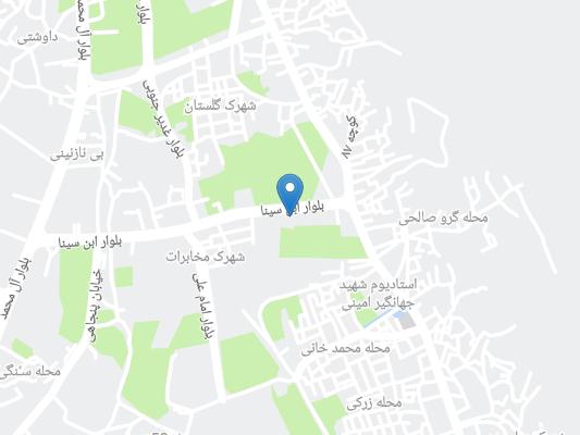 هتل صدف 2 میناب روی نقشه