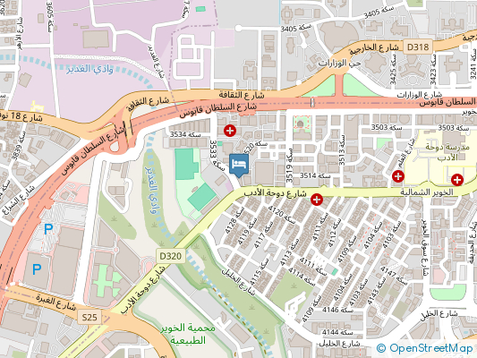 هتل ایبیس (Ibis) مسقط روی نقشه