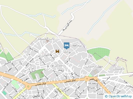 اقامتگاه بومگردی خاطره نائین روی نقشه