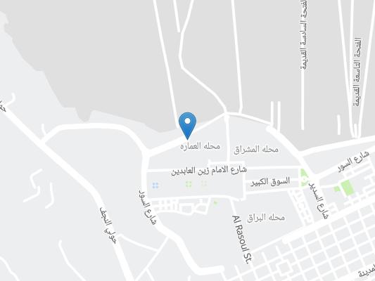 هتل الاسطوره نجف روی نقشه