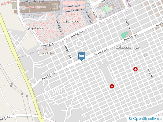 هتل البیان نجف روی نقشه