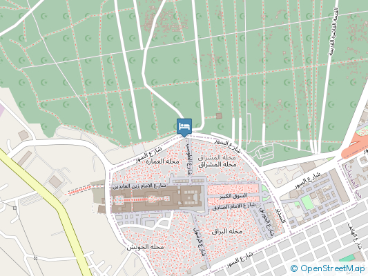 هتل آپارتمان آراک (Arake Apartment) نجف روی نقشه